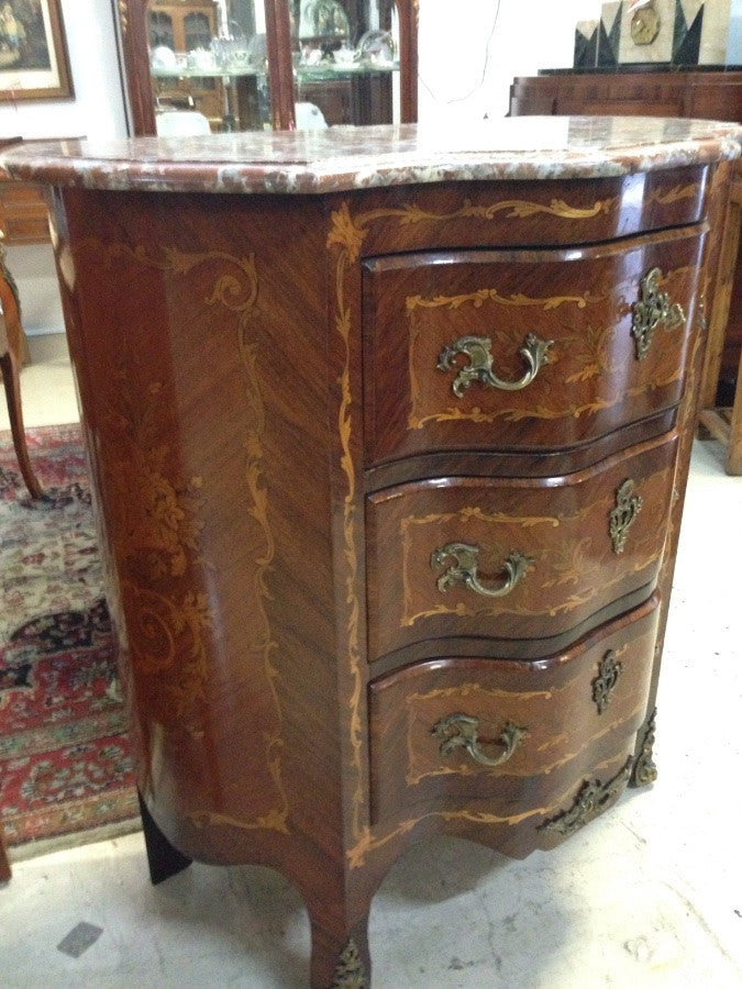 Antique French Walnut Marquetry Commode | Antique & Vintage | Moonee Ponds Antiques | Australia Wide Delivery