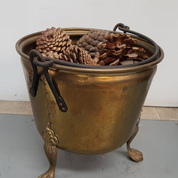 Vintage Brass Coal Bucket