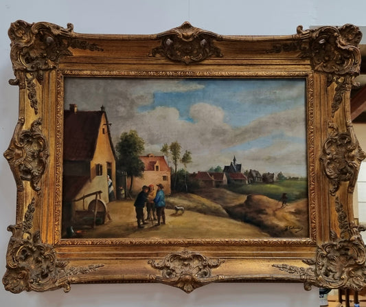 A Beautiful Antique Framed Oil Painting