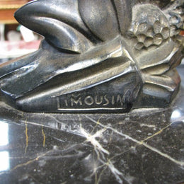 French Art Deco Deer Sculpture