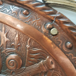 Antique Embossed Copper Shield | Antique & Vintage | Moonee Ponds Antiques | Australia Wide Delivery