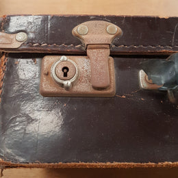 Vintage Leather Suitcase