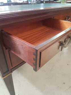 French Mahogany Partners Desk | Antique & Vintage | Moonee Ponds Antiques | Australia Wide Delivery