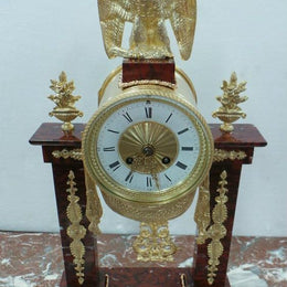 French Regency Style Mantle Clock