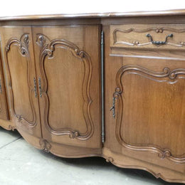 Large French Oak Sideboard-Buffet