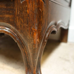 French Provincial Single Door Oak Buffet