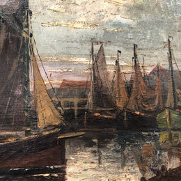 Beautiful French Impressionist Oil Painting