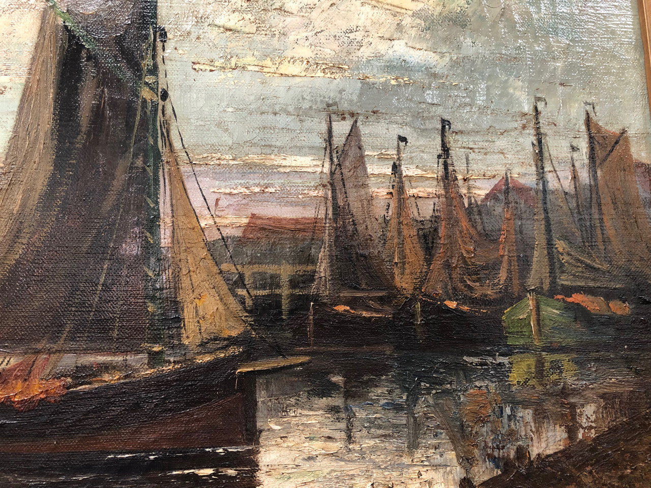 Beautiful French Impressionist Oil Painting | Antique & Vintage | Moonee Ponds Antiques | Australia Wide Delivery