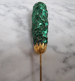 Art Deco Green Hat Pin | Antique & Vintage | Moonee Ponds Antiques | Australia Wide Delivery