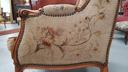 French Wing Back Tapestry Arm Chair | Antique & Vintage | Moonee Ponds Antiques | Australia Wide Delivery