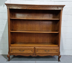 Fabulous French Louis XV Oak Open Shelf Bookcase | Antique & Vintage | Moonee Ponds Antiques | Australia Wide Delivery
