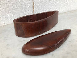 Vintage Unusual Shaped Cedar Box | Antique & Vintage | Moonee Ponds Antiques | Australia Wide Delivery