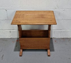 Arts & Crafts Style Magazine - Newspaper Rack Side Table | Antique & Vintage | Moonee Ponds Antiques | Australia Wide Delivery