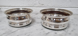 Quality Vintage Sterling Silver Wine Coasters | Antique & Vintage | Moonee Ponds Antiques | Australia Wide Delivery