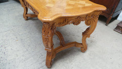 French Parquetry Top Coffee Table | Antique & Vintage | Moonee Ponds Antiques | Australia Wide Delivery