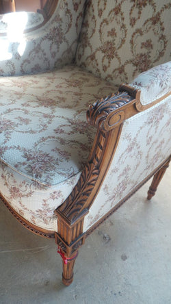 French Walnut Bergere Chair | Antique & Vintage | Moonee Ponds Antiques | Australia Wide Delivery