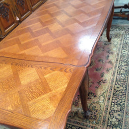 French Oak Extension Table
