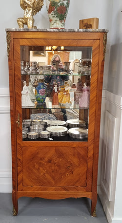 Sensational French Louis XV Style Marble Top Vitrine | Antique & Vintage | Moonee Ponds Antiques | Australia Wide Delivery