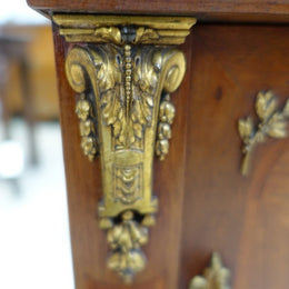 Pair Of French Inlaid Mahogany Bedsides