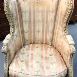 French Wing Back Chair
