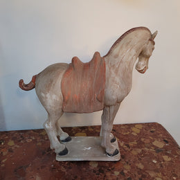 Detailed terracotta copy of Tang Dynasty horse. In good original condition.
