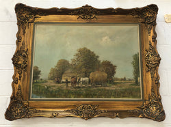 Beautiful Framed French Oil on Canvas | Antique & Vintage | Moonee Ponds Antiques | Australia Wide Delivery