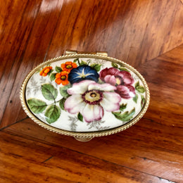 Vintage Engraved Pill Box