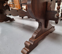 Solid French Oak Monastery Dining Table | Antique & Vintage | Moonee Ponds Antiques | Australia Wide Delivery