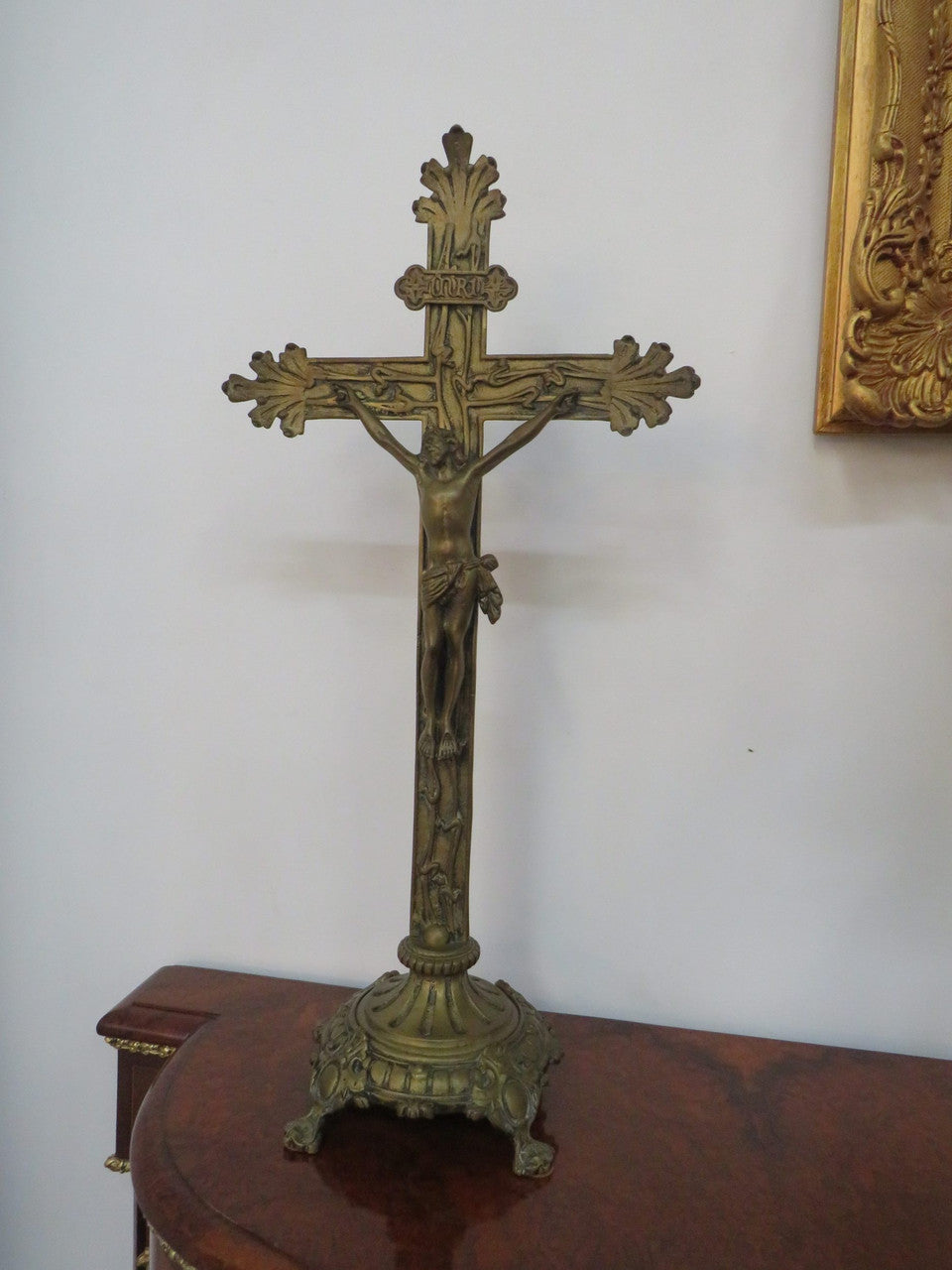 Antique French Bronze Crucifix | Antique & Vintage | Moonee Ponds Antiques | Australia Wide Delivery
