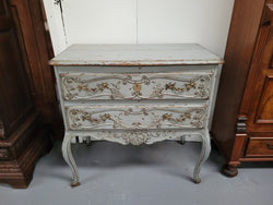 Antique Oak French Provincial Two Drawer Painted Commode | Antique & Vintage | Moonee Ponds Antiques | Australia Wide Delivery