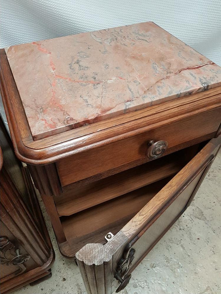 Pair of Art Deco Bedside Cabinets-1 | Antique & Vintage | Moonee Ponds Antiques | Australia Wide Delivery