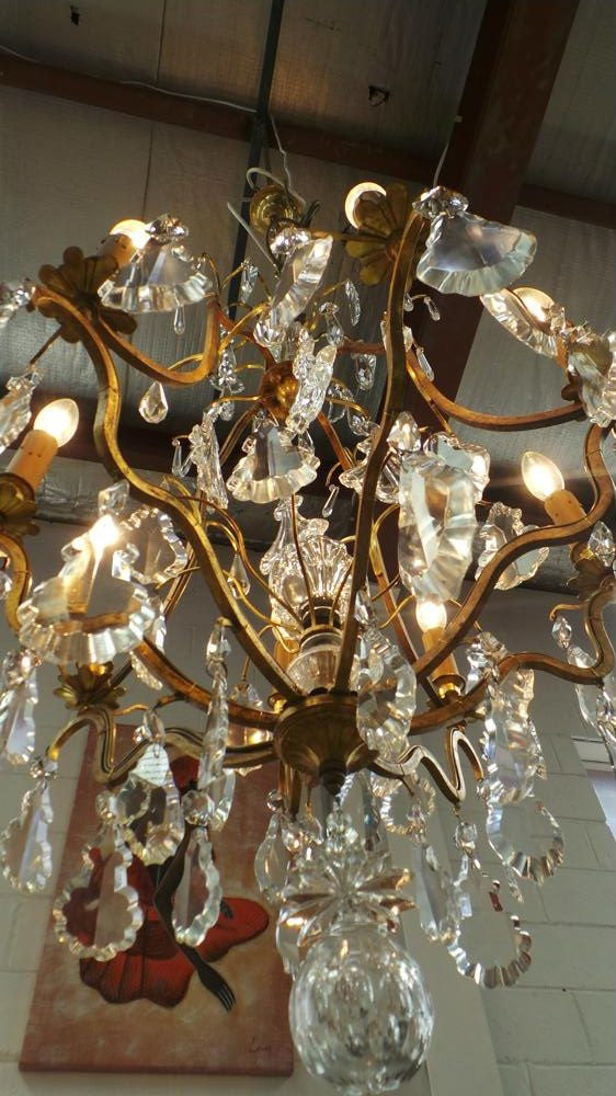 A Elegant Parisian Chandelier | Antique & Vintage | Moonee Ponds Antiques | Australia Wide Delivery