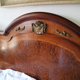 French Elm Queen Size Bed