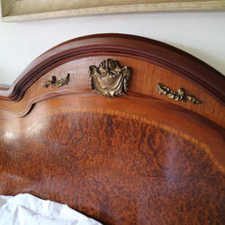 French Elm Queen Size Bed | Antique & Vintage | Moonee Ponds Antiques | Australia Wide Delivery