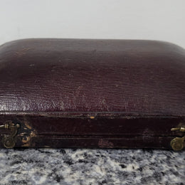 Rare Antique rock crystal and silver gilt perfume bottle in its original case by Thomas Diller of London. It is in good original condition, please view photos as they help form part of the description.