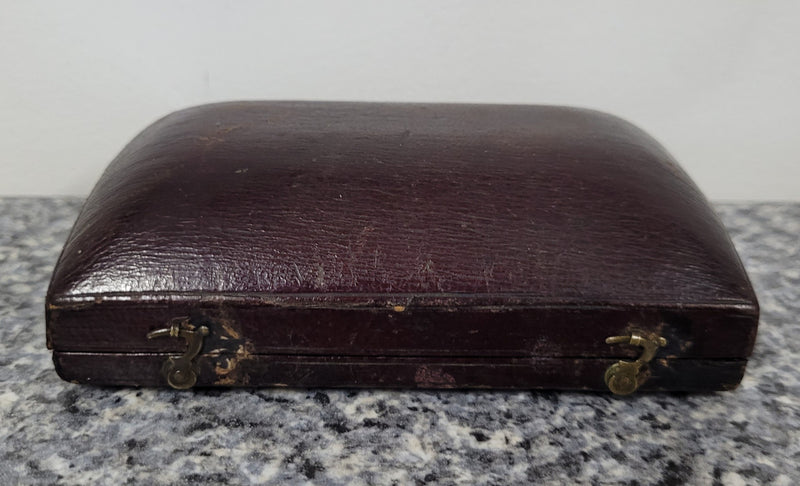 Rare Antique rock crystal and silver gilt perfume bottle in its original case by Thomas Diller of London. It is in good original condition, please view photos as they help form part of the description.