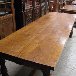 French Oak Farmhouse Table-1