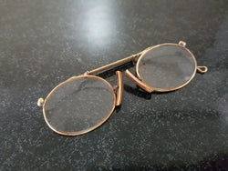 Antique Pince-Nez Reading Glasses Gold Plated | Antique & Vintage | Moonee Ponds Antiques | Australia Wide Delivery