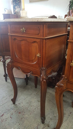 Pair of Louis XV Style Walnut Bedside Cabinets | Antique & Vintage | Moonee Ponds Antiques | Australia Wide Delivery