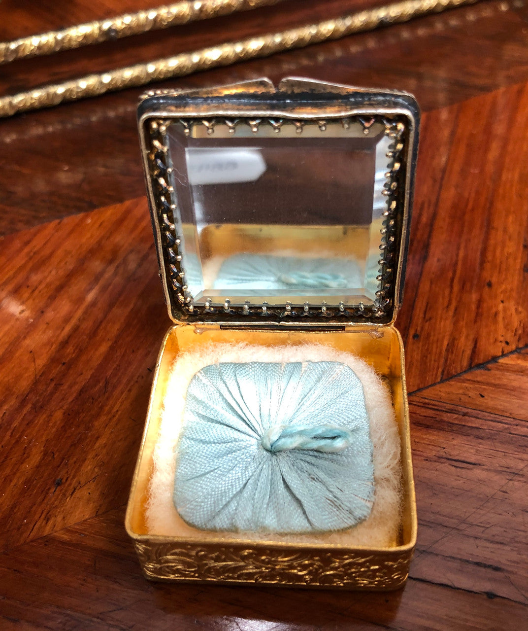 Antique Gilt French Miniature Compact | Antique & Vintage | Moonee Ponds Antiques | Australia Wide Delivery