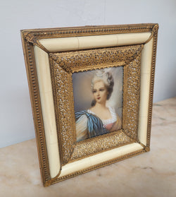 Beautifully Framed Hand Painted Miniature | Antique & Vintage | Moonee Ponds Antiques | Australia Wide Delivery