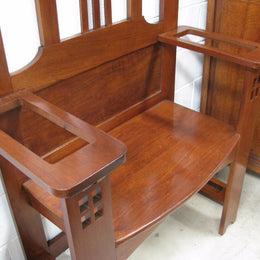 Arts and Crafts Australian Blackwood Hall Stand