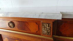 French Flame Mahogany sideboard | Antique & Vintage | Moonee Ponds Antiques | Australia Wide Delivery