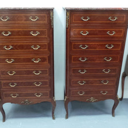 Rare Pair of French Semainier