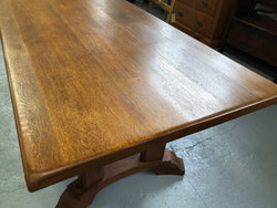 Fabulous Solid French Oak Dining Table | Antique & Vintage | Moonee Ponds Antiques | Australia Wide Delivery