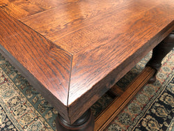 Amazing Antique French 19th Century Oak Parquetry Top Extension Table | Antique & Vintage | Moonee Ponds Antiques | Australia Wide Delivery