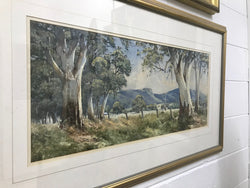 Australian Framed Landscape by Hugh Guthrie | Antique & Vintage | Moonee Ponds Antiques | Australia Wide Delivery
