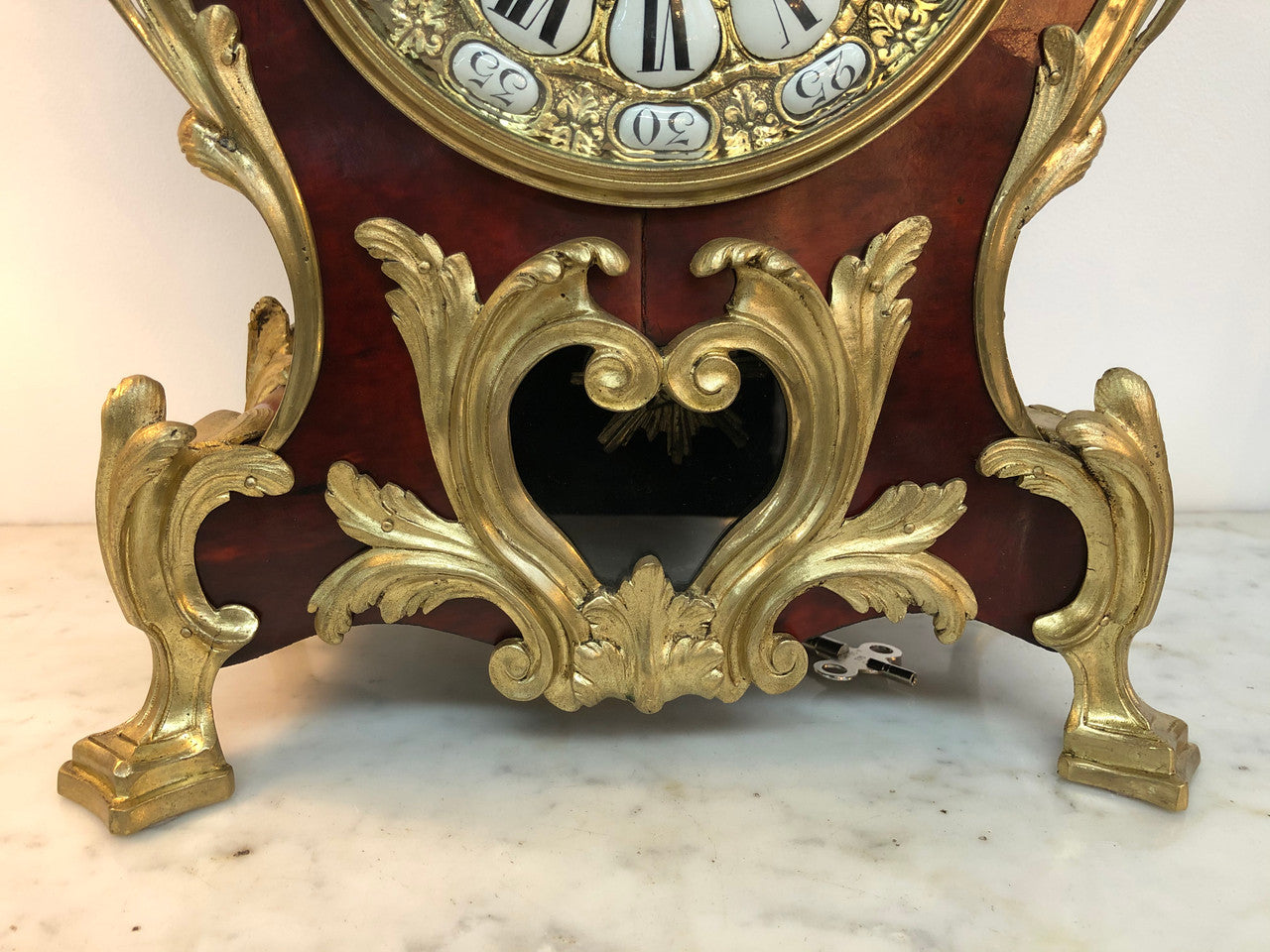 Sensational French Boulle mantle clock