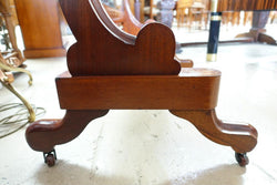 Late Victorian Flame Mahogany Cheval Mirror | Antique & Vintage | Moonee Ponds Antiques | Australia Wide Delivery