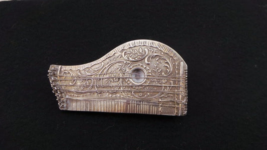 Antique French Silver Zither